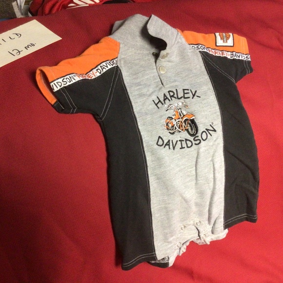 Harley-Davidson baby onesie - Picture 3 of 3